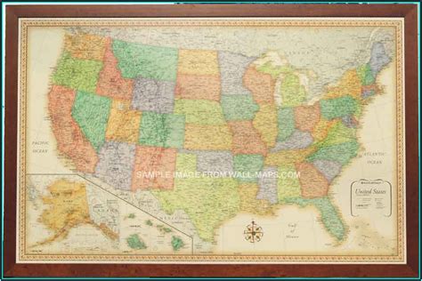 Rand Mcnally Signature United States Wall Map Laminated Map Resume
