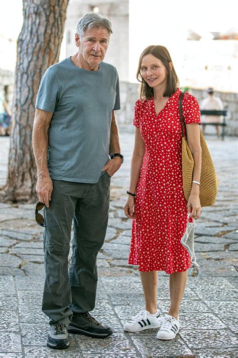 Harrison Ford Steps Out In Croatia With Wife Calista Flockhart After