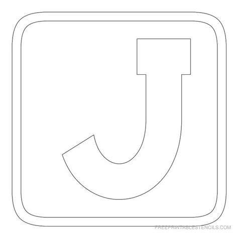9 Best Letter Stencils Images On Pinterest Alphabet Stencils Free