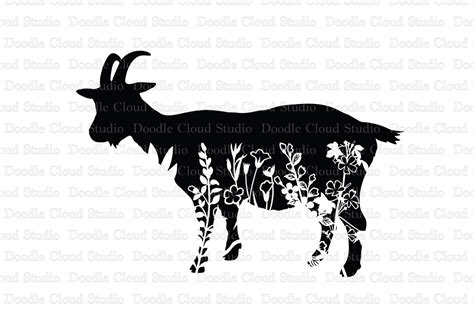 Free Goat Svg For Cricut 323 Svg File For Silhouette