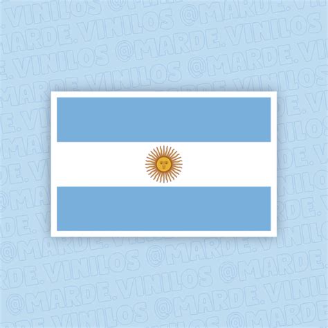 Sticker Bandera Argentina Comprar En Mar De Vinilos