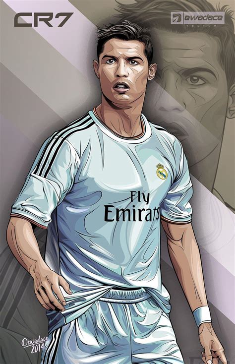 Cristiano Ronaldo Cartoon Photos Cristiano Ronaldo 7 Cartoon Style