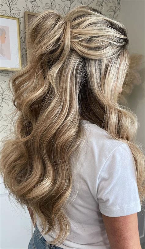 40 Best Prom Hairstyles For 2023 Voluminous Half Up Long Hair