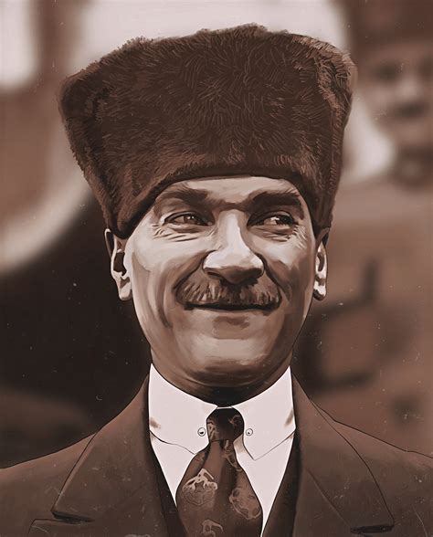 Atatürk served as the country's first president from 1923 to 1938. Mustafa Kemal Atatürk on Behance