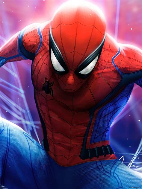 Spider Man Web Shoot Marvel 4k Wallpaper Download