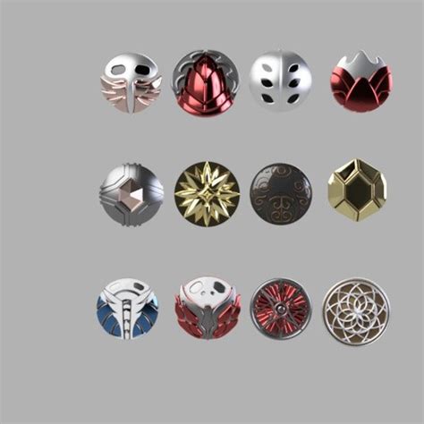 Click through to my blog for links to my redbubble, teepublic, and more! Download 3D printing models Hollow Knight Charms ・ Cults