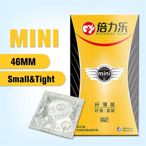 Buy 10pcslot Ultra Small Size Condoms Width 46mm Mini