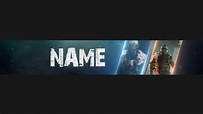 Create awesome gaming youtube banner or channel art by Ashenjag