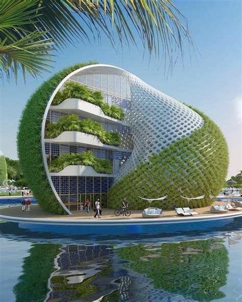 Hell Shaped Hotel By Vincentcallebautarchitectures Vi Green