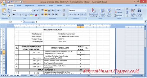 Silabus merupakan acuan dalam membuat rpp, prota, promes dan perangkat pembelajaran lainnya, sehingga tak adapun silabus yang akan saya berikan yaitu silabus kutikulum 2013 revisi terbaru dan sudah lengkap untuk seluruh mata pelajaran mulai dari kelas 10, kelas 11 hingga kelas 12 sma. Prota Promes Smk Kurikulum 2013 - Revisi Sekolah