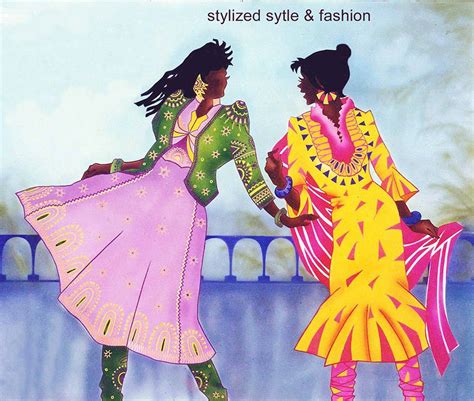 Illustrator Smita Upadhye Med Coloured Inks Fashion Illustration