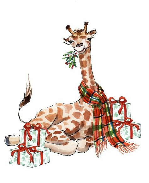 Pin By Sandi On Cross Stitch Giraffe Art Giraffe Christmas Animals