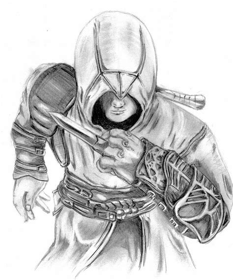 Altair Assasin S Creed By Moonsaber59 D4qjohk Coloriage Assassin