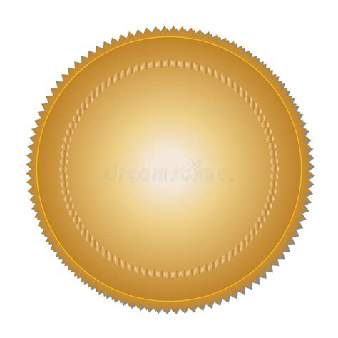 Gold Medal Vector Stock Vector Illustration Of Label 10435703