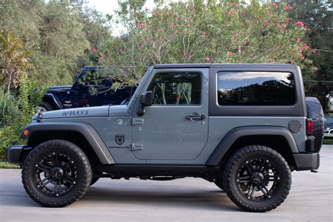 Red Jeep Wrangler Willys