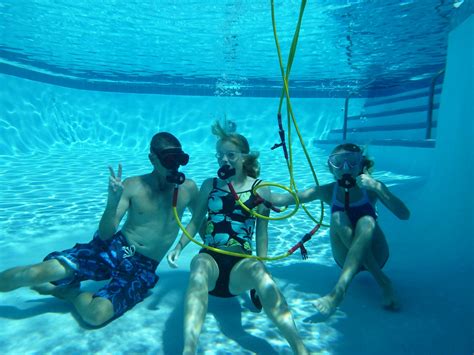 Colton Family More Underwater Fun