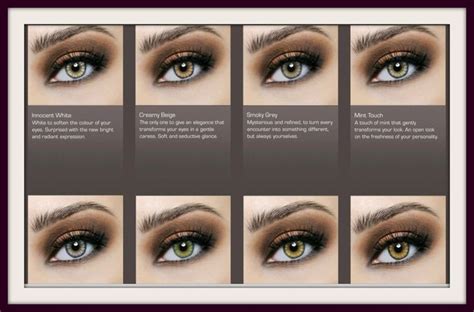 Desio Contacts Demo All Colors On Dark Eyes Contact Lenses For