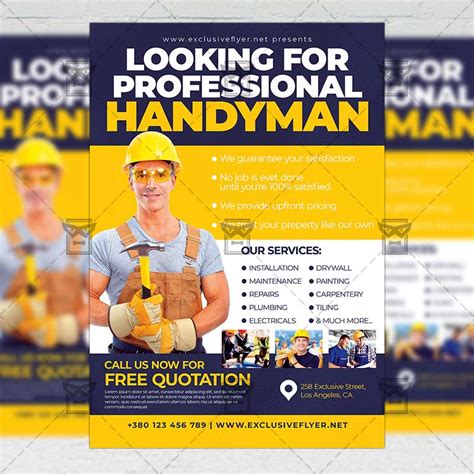 Building Company Flyer Idea Business Flyer Construction Related