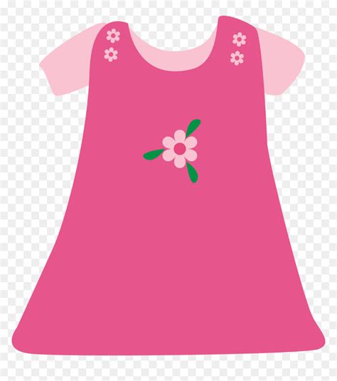 Baby Girl Pink Dress Kids Dress Clip Art Hd Png Download Vhv