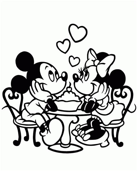 It's certainly the most well known character from walt disney to date ! Disney Valentines Day Coloring Pages - Coloring Home