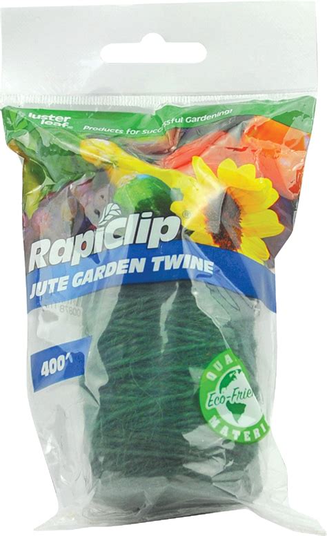 Buy Rapiclip Jute Plant Tie Garden Twine Green