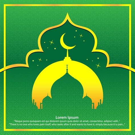Ramadan Kareem Islamic Theme With Green Background In 2021 Ramadan