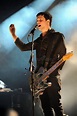 White Lies , the Singer and Guitarist Harry McVeigh during the Concert ...