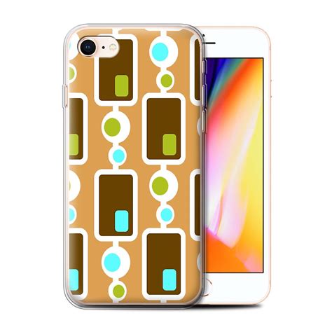 Stuff4 Gel Tpu Casecover For Apple Iphone 8seventies70s1970decade