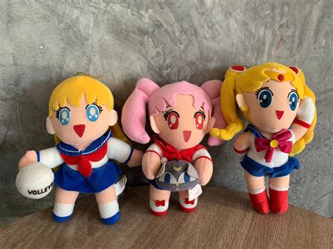 1990s Sailor Moon Plush Dolls Set Of 3 Etsy