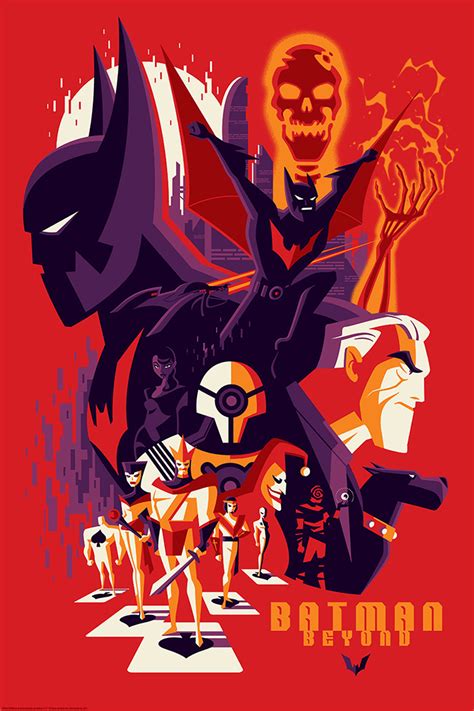 Batman Beyond By Tom Whalen Home Of The Alternative Movie Poster Amp