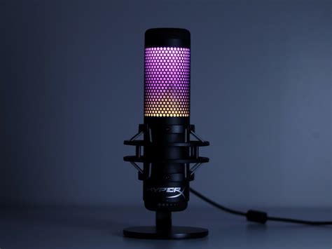 Hyperx Quadcast S Usb Condenser Microphone Has Stunning Rgb Lighting