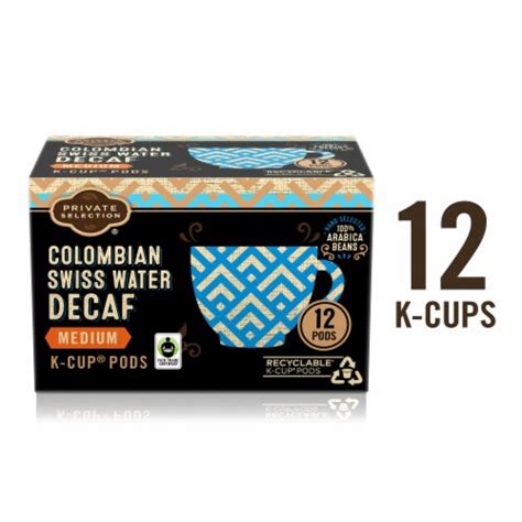 Private Selection® Decaf Colombian Swiss Water® Medium Roast K Cup® Coffee Pods 12 Ct Fred Meyer
