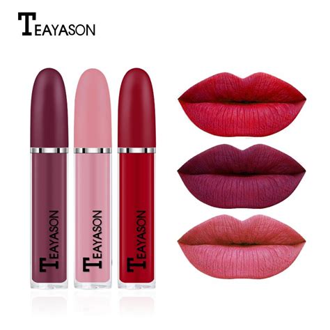 New Brand Liquid Matte Lipstick Waterproof Sexy Red Lip Color Lipgloss