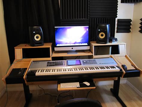 Studio desks are not cheap. MUSIC STUDIO COMPUTER - Google Search | Recording studio desk, Recording studio design, Studio desk
