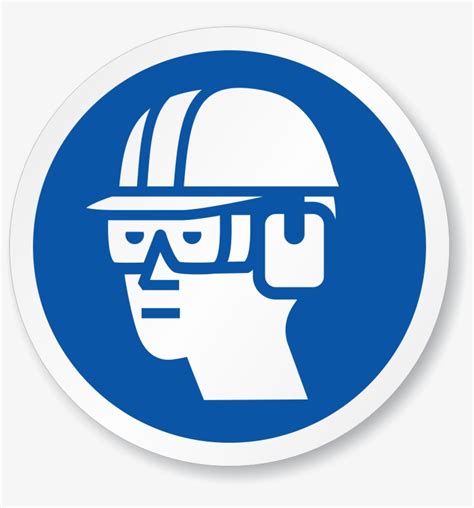 wear eye ear head protection symbol iso sign construction safety signs  symbols