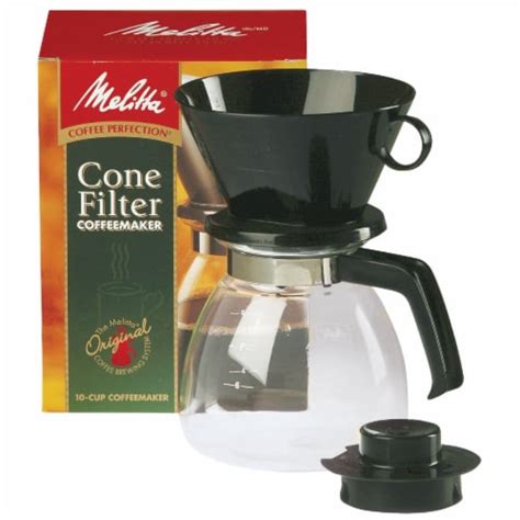 Melitta Pour Over Glass Carafe Brewing Cone 1 Ct Food 4 Less