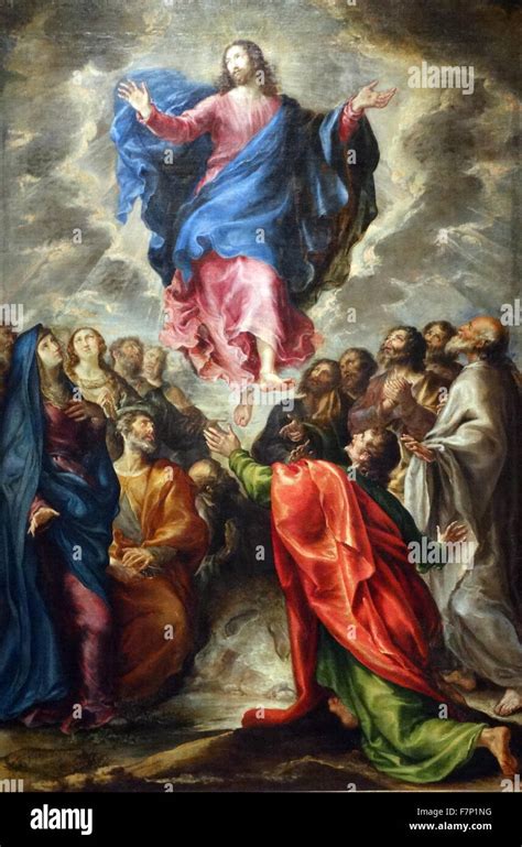 Painting Titled Ascension Depicting The Ascension Of Christ By