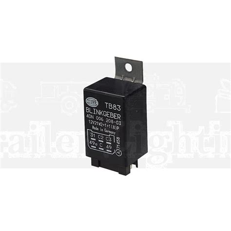 Hella Solid State Electronic Flasher Unit 6 Pin 12v Dc