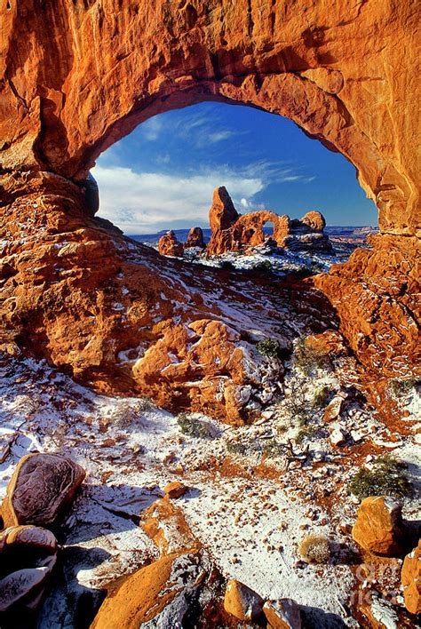 Turret Arch Through North Window Arches National Park Utah Photograph
