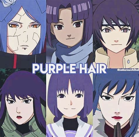 Naruto Characters With Purple Hair Narutoow