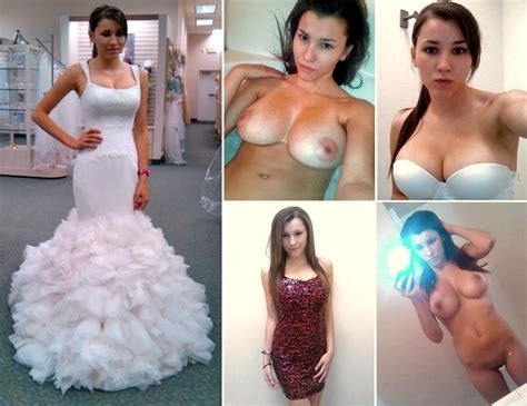 Wedding Day Brides Dressed Undressed On Off Ready To Fuck 94 Pics 2