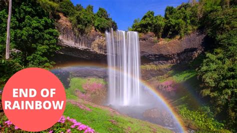Breath Taking Video Of The End Of The Rainbow A Stunning Waterfall