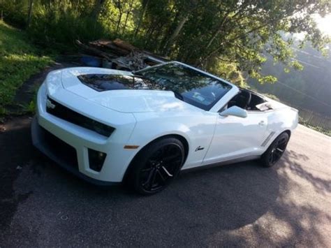 Find Used 2013 Camaro Zl1 Convertible Summit White 2400 Miles In