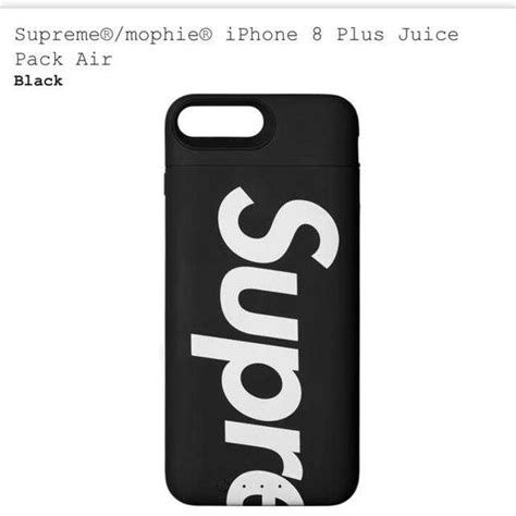 ブラック Supreme Supreme Mophie Iphone 8 Plus Black 黒の通販 By ははは｜シュプリームなら