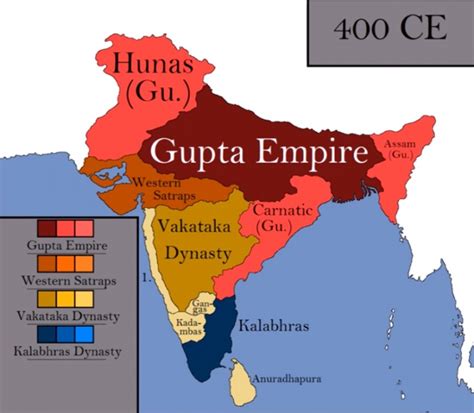 Gupta Empire Map India World Map Historical India His Vrogue Co