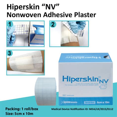 Is recognized by industrialist as the leading manufacturer of nonwoven products in this region for more than three. Hiperskin "NV" - Nonwoven Adhesive Plaster - PROPHARM (M ...