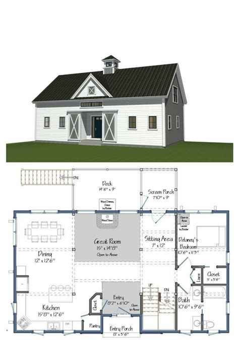 Farmhouse Barn House Floor Plans Home Design Ideas