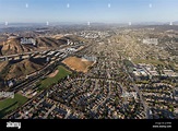 Aerial view of Thousand Oaks near Los Angeles, California Stock Photo ...