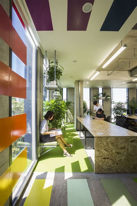 Green Office Space By 07beach Simulates Park To Promote Productivity