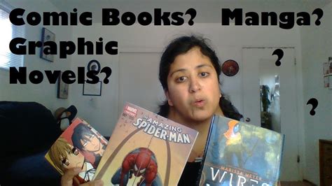 The Difference Between Comic Books Graphic Novels And Manga Youtube